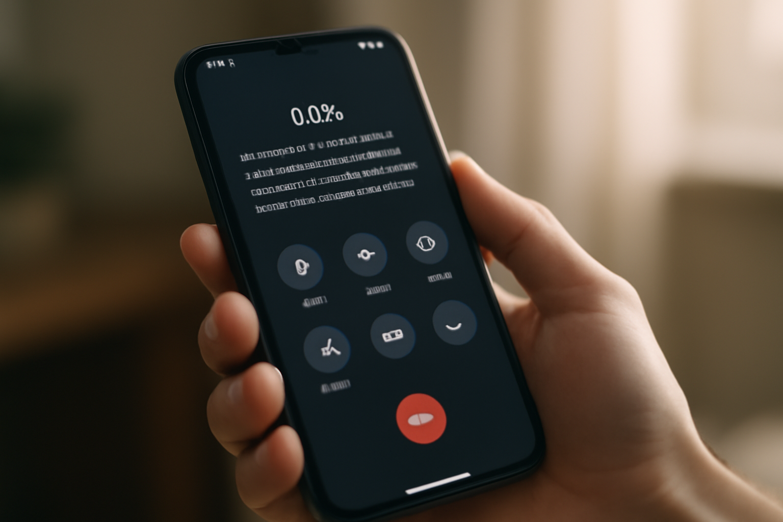 A Pixel 11 smartphone screen showing a live call transcript during an AI-placed phone call