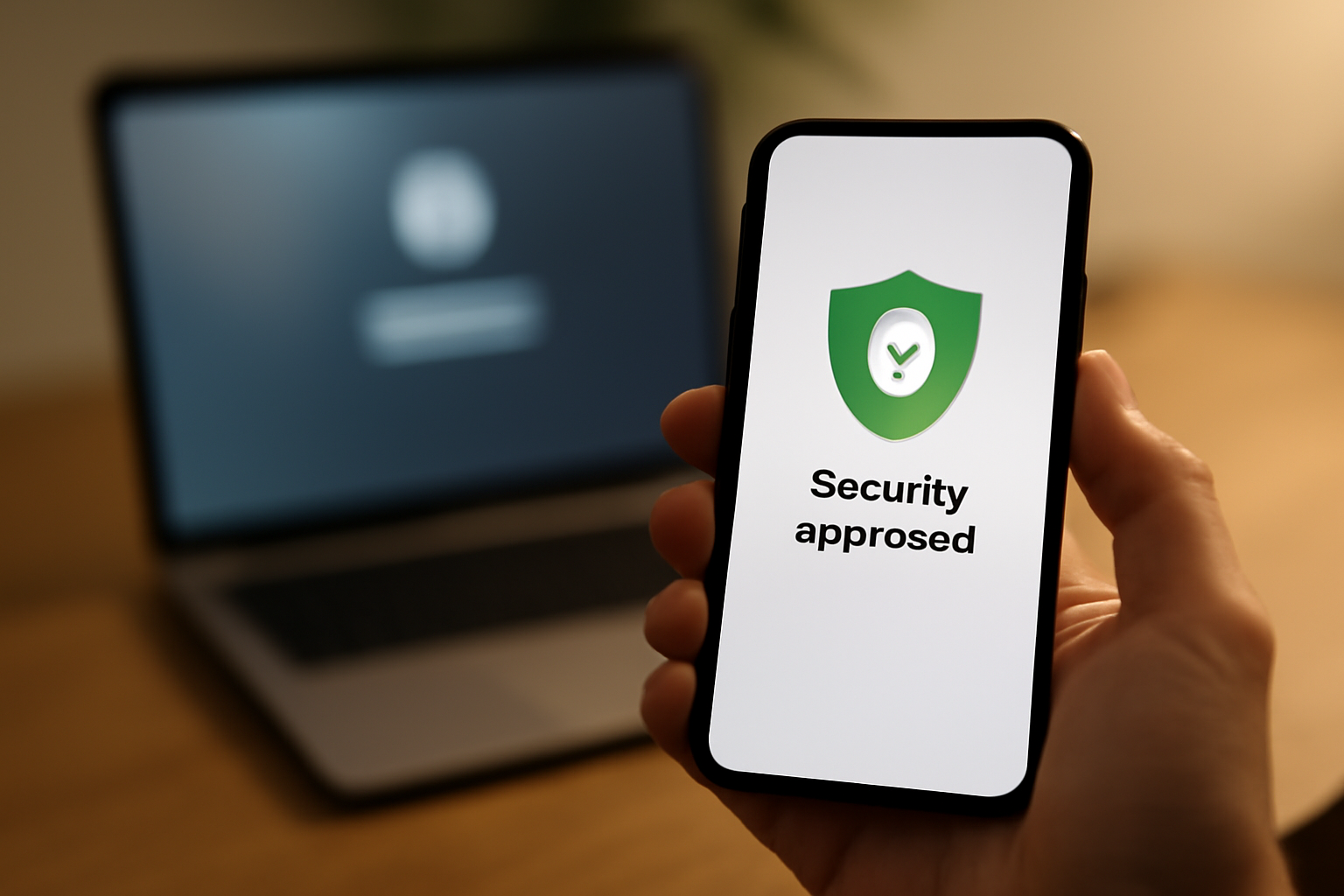 Smartphone screen showing a password manager approval alert for an AI agent login request