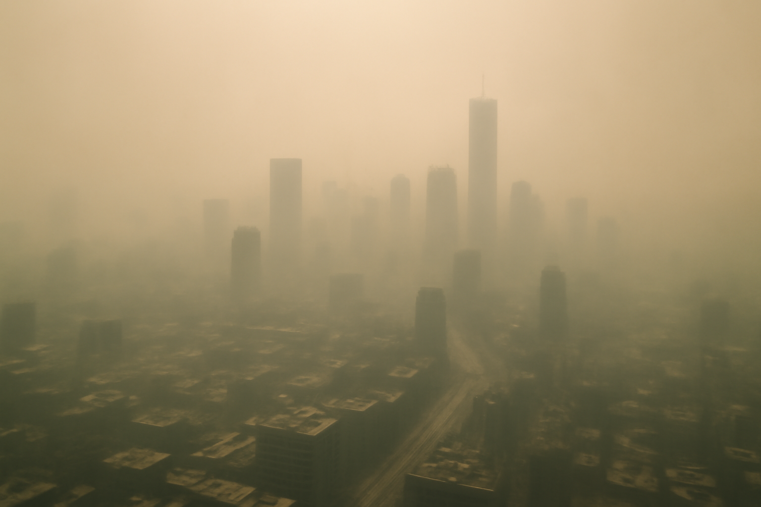 Smog in New Delhi, October 2021