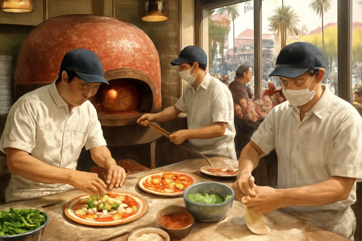 Pizzeria Sei's Tokyo-style Neapolitan pizza
