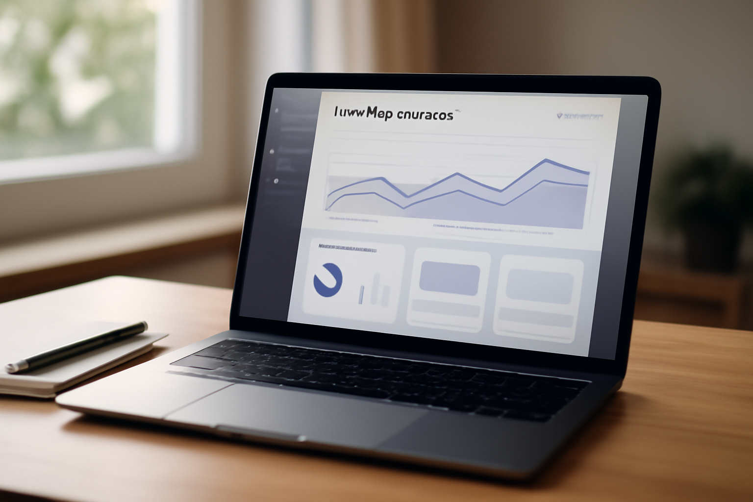 Laptop screen displaying a newsletter platform dashboard with subscriber and pricing tiers