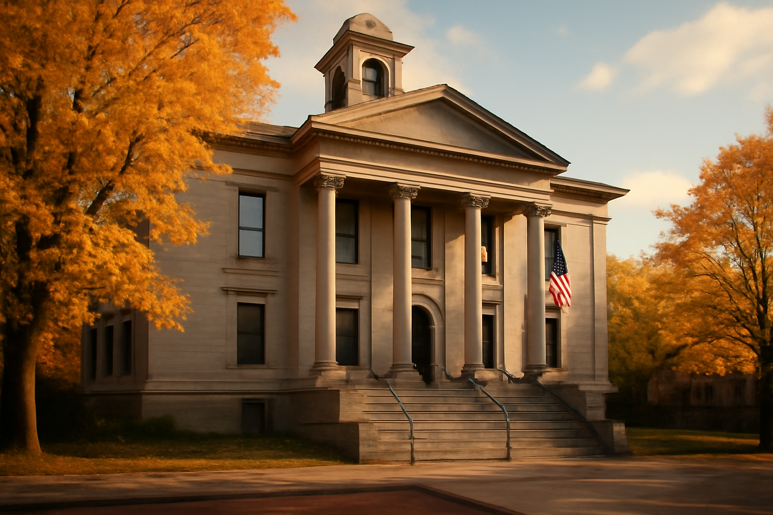 Exterior of a Vermont courthouse where a jury delivered an attempted murder verdict