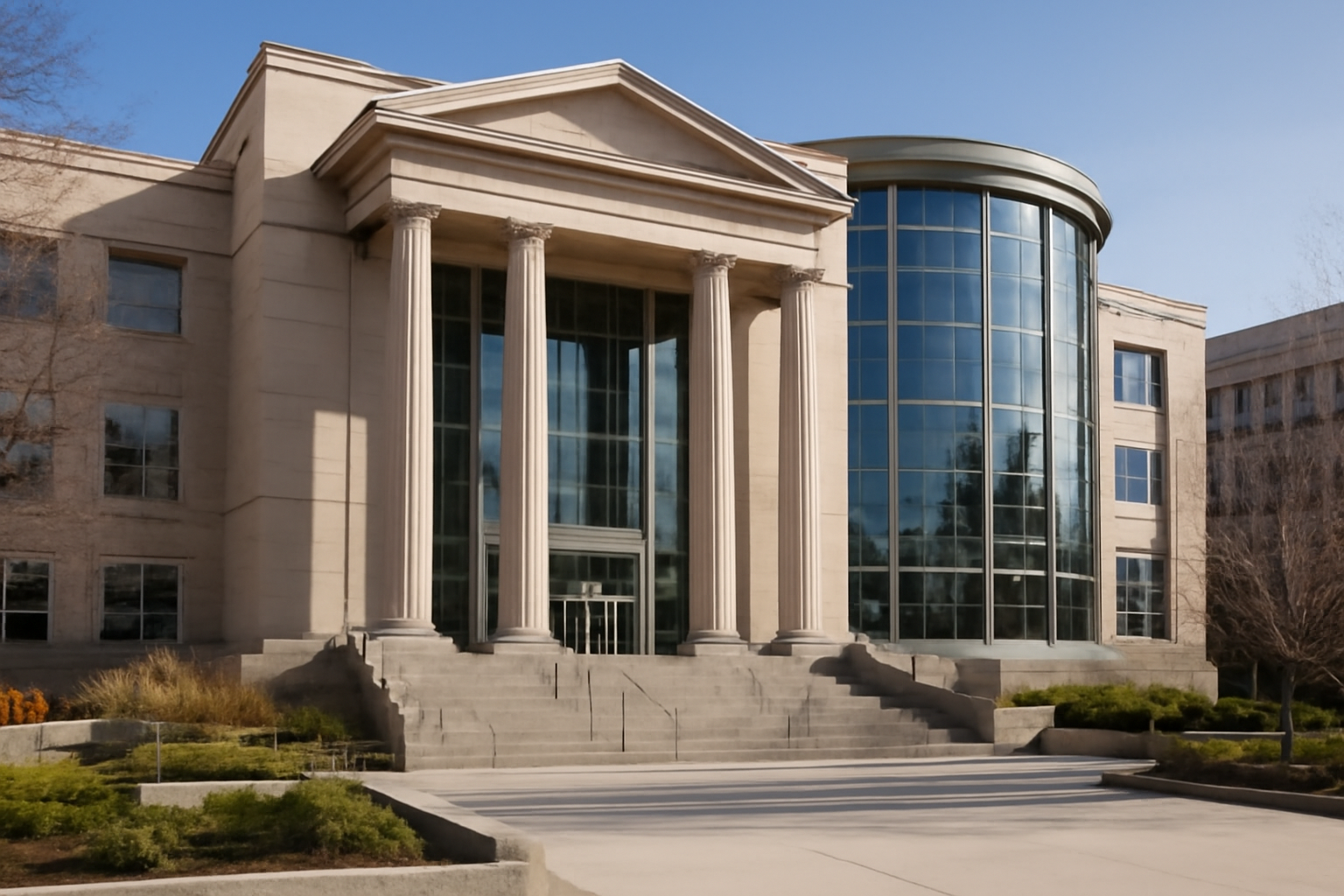 Exterior of a Salt Lake City courthouse under daylight