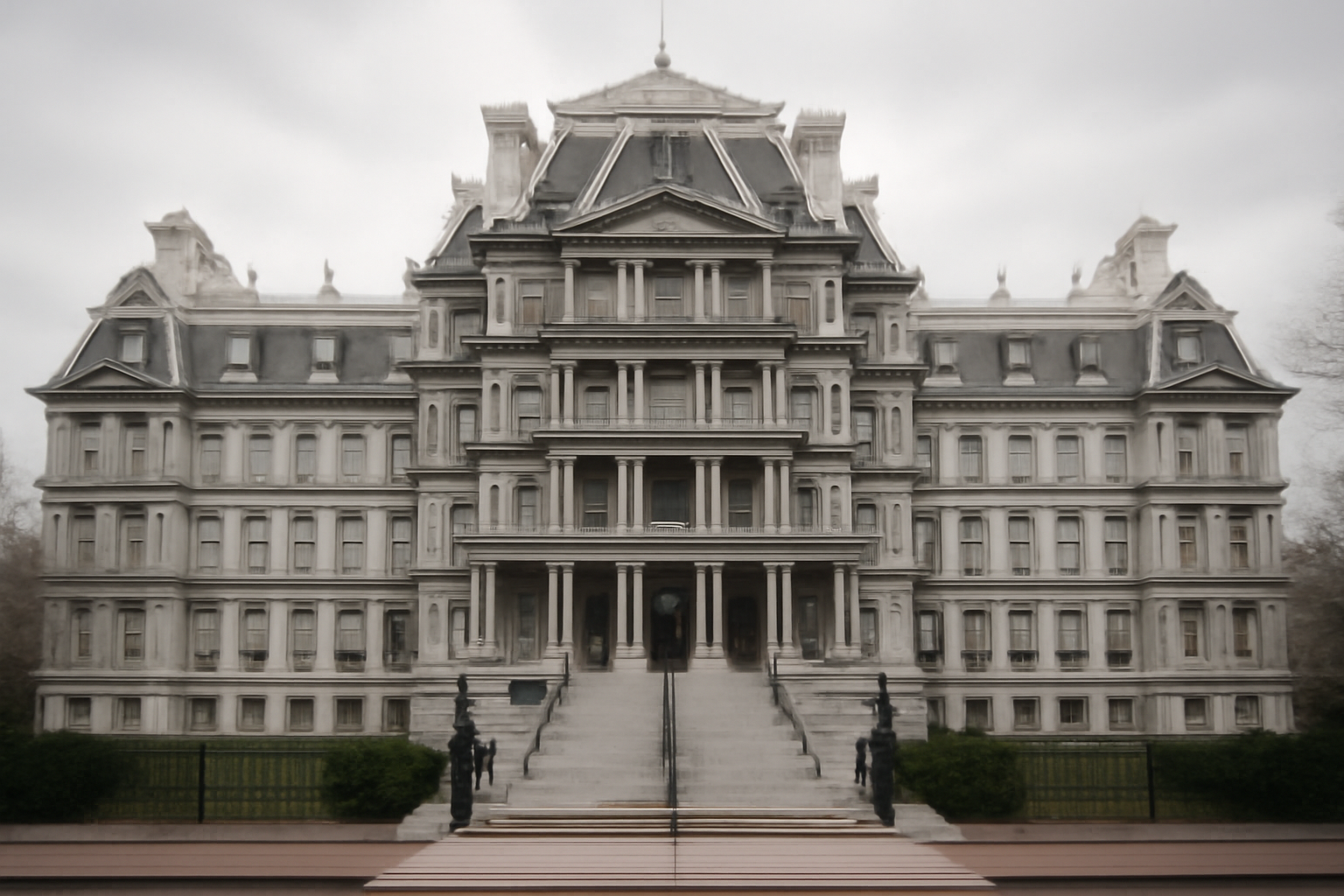 Exterior of the Eisenhower Executive Office Building near the White House