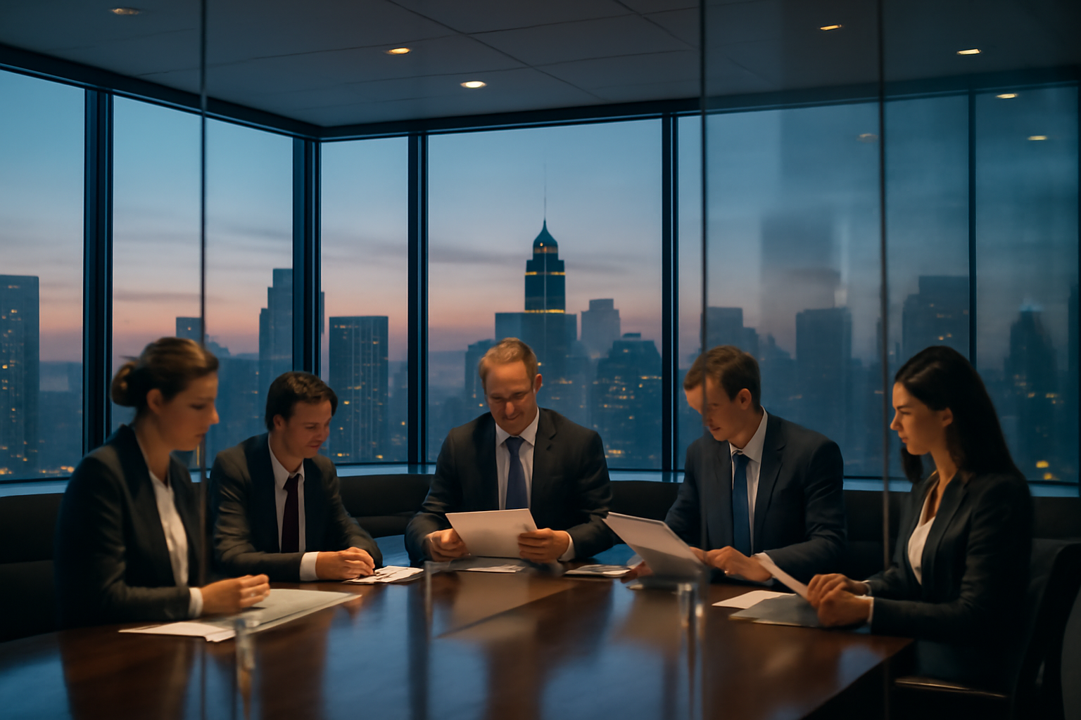 Paramount Skydance CEO David Ellison speaking at a corporate event in New York City in April 2026.